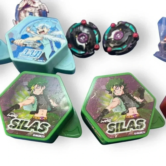 2020 McDonald’s Beyblade Burst Lot Of 5 Lui Rantaro Silas - Picture 3 of 6
